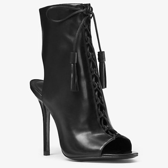 Michael Kors Collection Bolton Peep Toe Booties - Picture 2 of 2